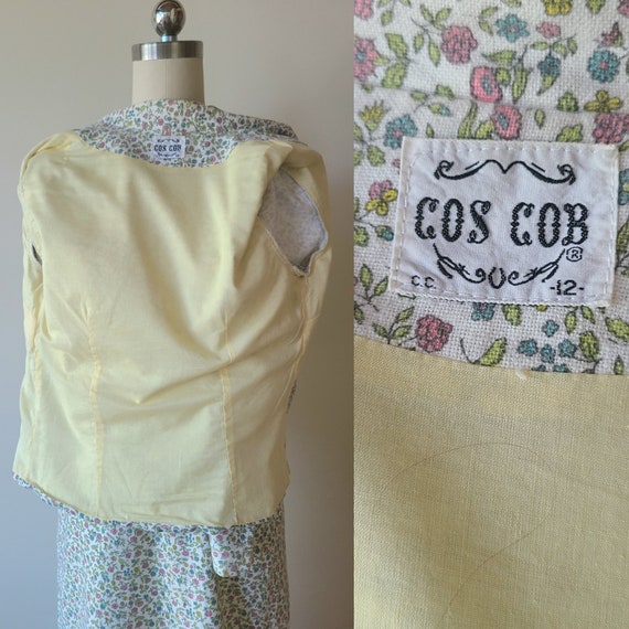 60's skirt suit / Cos Cob calico floral  preppy s… - image 9