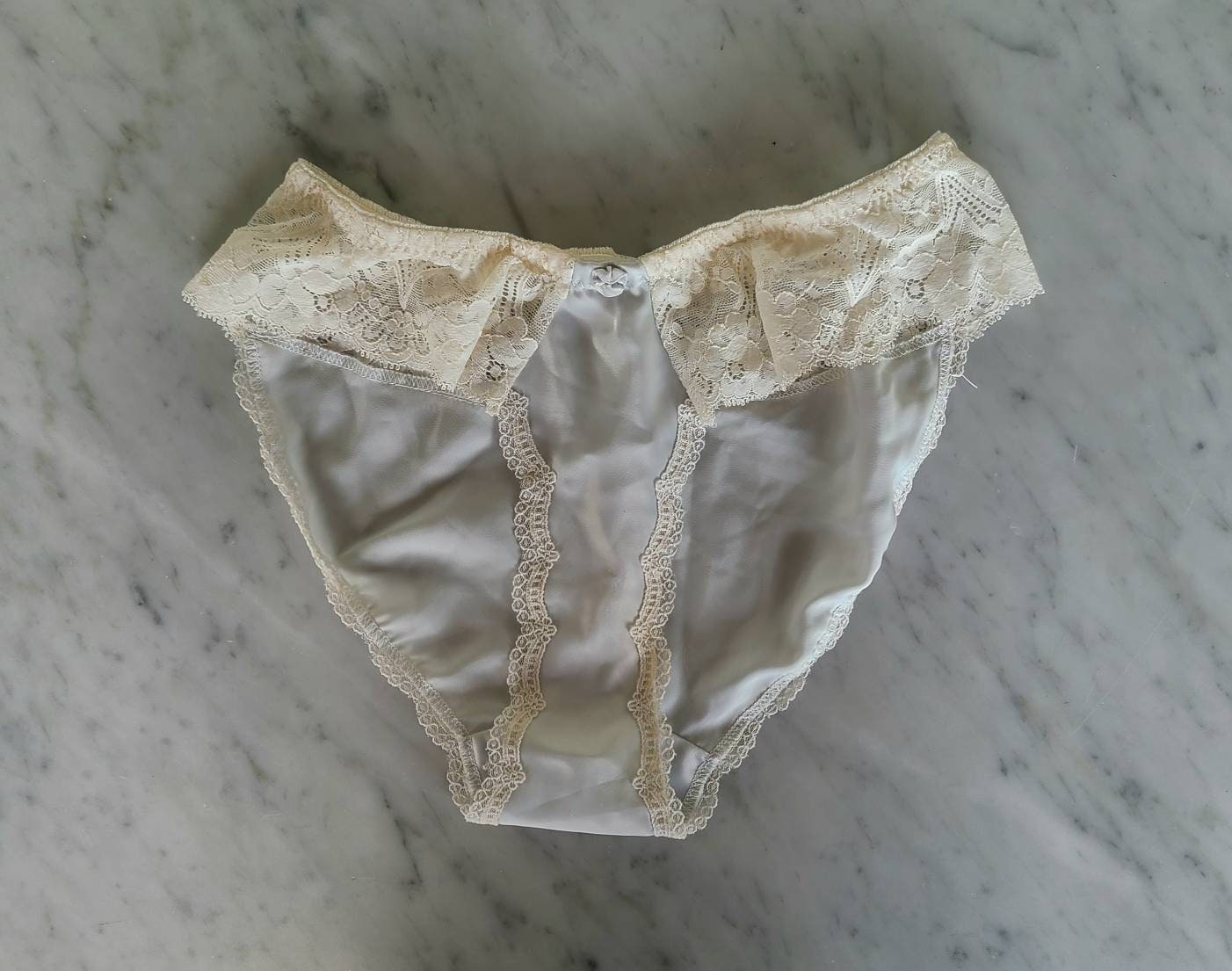 80s DIOR Bikini Panties/ Christian Dior Blue With With White | Etsy