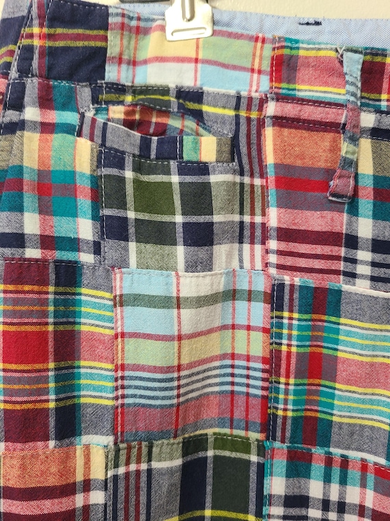Vintage Rowing Blazer's brand patchwork madras pa… - image 5
