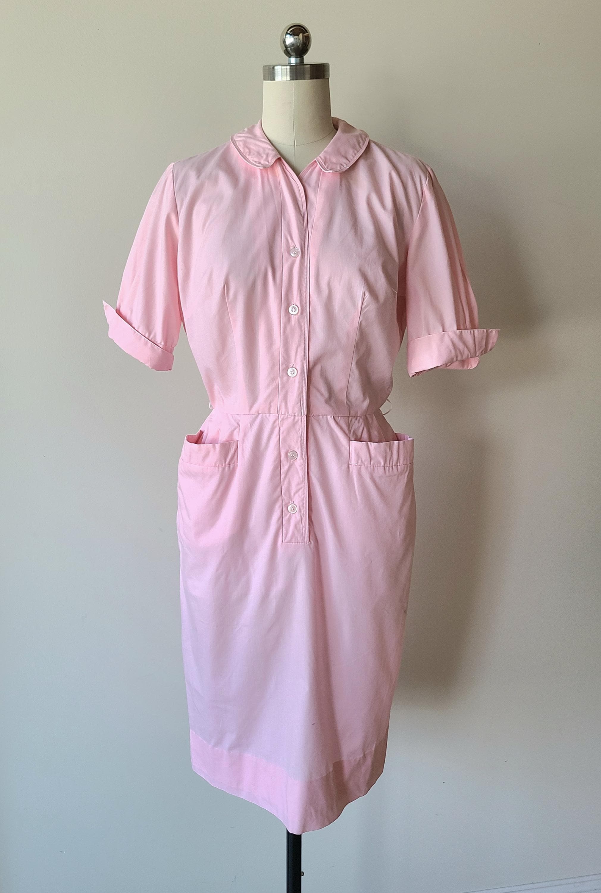 pink waitress dress Colorful Color Guard Costume Uniform