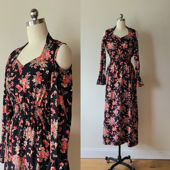 Hippie peasant dress hot sale