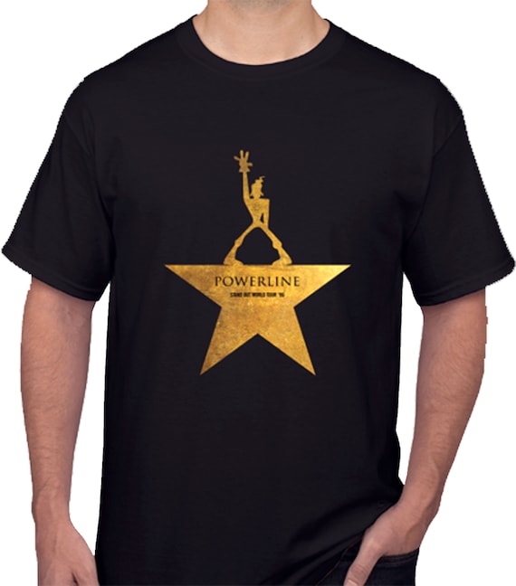 Powerline Hamilton Themed T-shirts Black, White, Colorful T-shirts Heat  Press and Airbrush Shirts Customized Gifts 