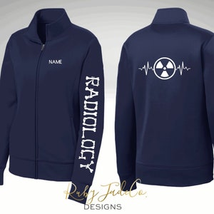 RADIOLOGY | Radiology Tech | Radiology Nurse | Rad Tech | Technologist | Sport Jacket | Performance Fleece |