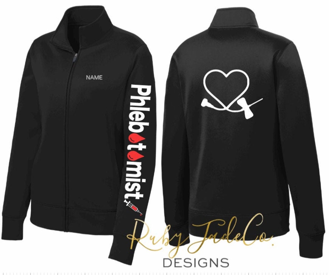 Phlebotomist Lab Tech Laboratory personalized Embroidery Sport Nursing