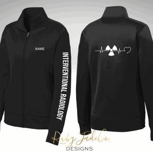 Interventional Radiology | Radiology Tech | Radiologist | Rad Tech | Personalized Embroidery | Sport Jacket