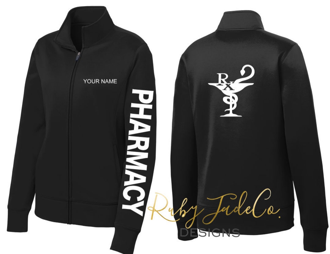 PHARMACY Pharmacy Tech personalized Embroidery Custom Nursing PHARMACY Pharmacy Tech personalized Embroidery Custom Nursing