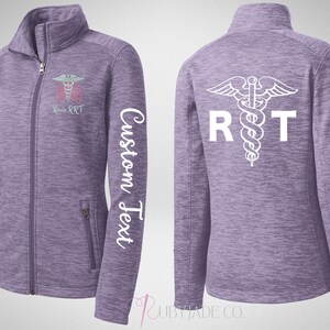 Respiratory Therapist | RCP | RRT certified | STEMI | Personalized Embroidery | Sport Nursing Jacket | Performance Healthcare Custom