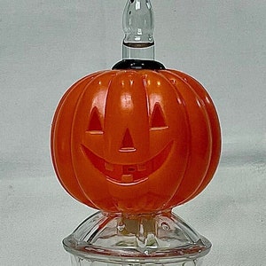 Hand Crafted Halloween Pumpkin Bubble Night Light