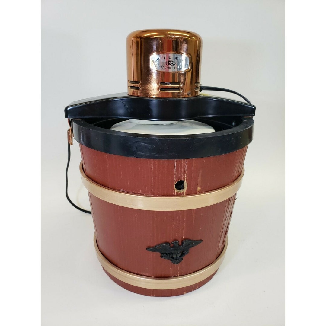Vintage Proctor Silex Ice Cream Makers 4 QT. Model F401F 1974 Etsy