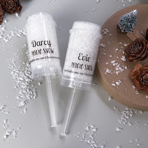 Magic snow for Christmas Eve - Snow poppers - Children Christmas gift - Christmas Eve box filler