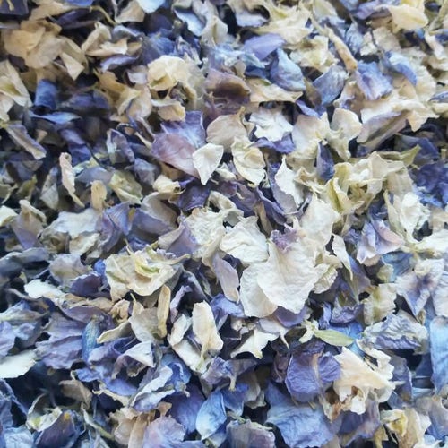 Pink Dusty blue Ivory Vintage mix biodegradable confetti 