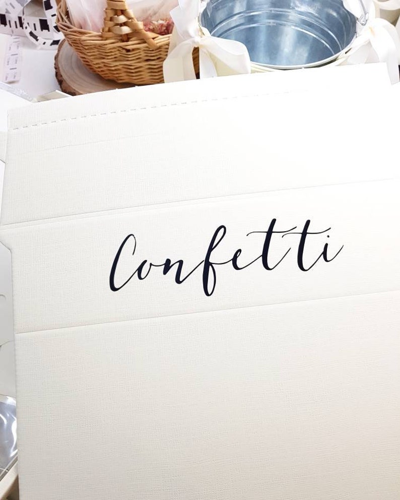 Confetti Cones Holder With confetti Sign Etsy UK