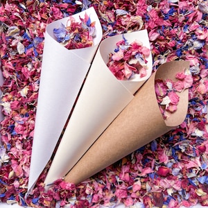 Enchanted dried flower petal mix - Eco friendly confetti