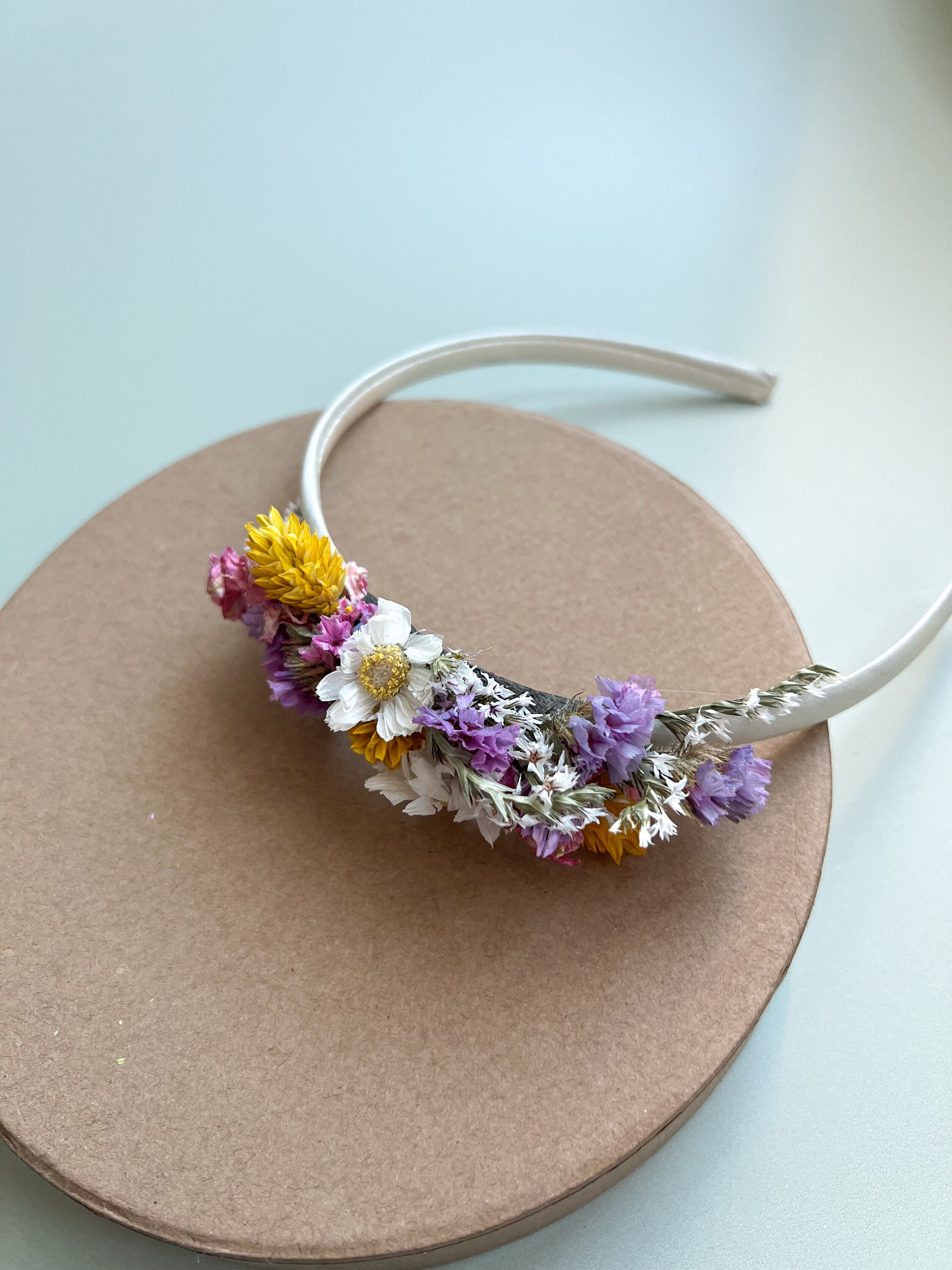 Fascia Per Capelli Da Principessa Con Fiori, Perle E Cristalli - Regolabile Per Bambine E Donne - Foto 5