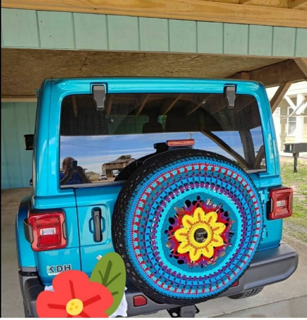 Jeep Girl Tire Cover Etsy