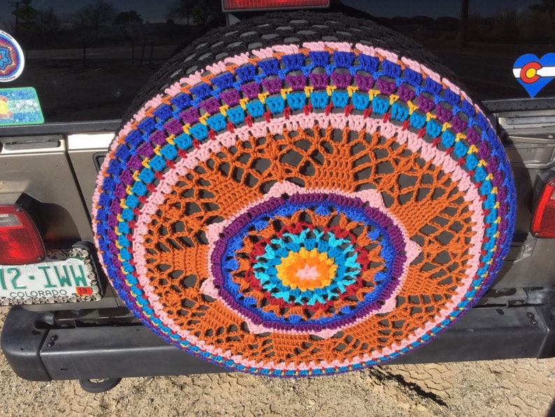 CUSTOM Spare Tire Cover Crochet Jeep VW CRV RAV4 H3 Etsy
