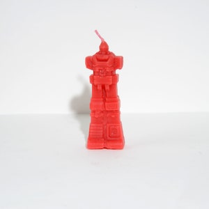 Robot/transformer Bees Wax Candle watch it transform into Light  front of your eyes