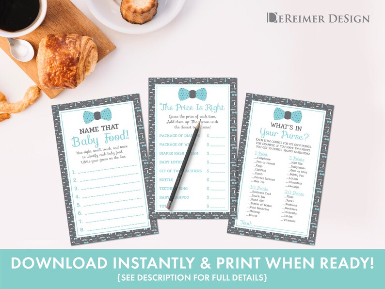Baby Shower Games Bow Tie Baby Shower Games Price Is Right Etsy Baby Shower Games Bow Tie Baby Shower Games Price Is Right Etsy