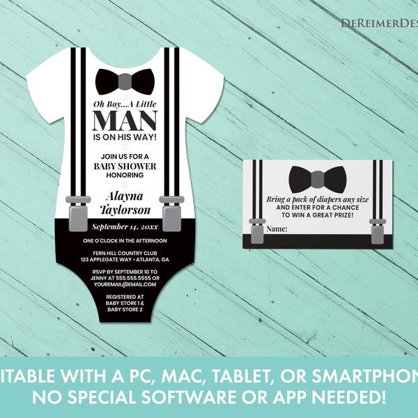 Bow Tie Baby Shower - Etsy