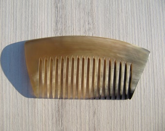 Horn comb, Hair comb, Ox horn, Unisex, Gift, Mini comb, Pocket comb, Kids, Girls, Natural horn, Free shipping, Man, Woman, Handmade, Eco