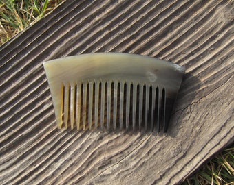 Horn comb, Hair comb, Ox horn, Unisex, Gift, Pocket comb, Natural horn, Free shipping, Eco friendly, Man, Woman, Kid, Handmade, Handcraft