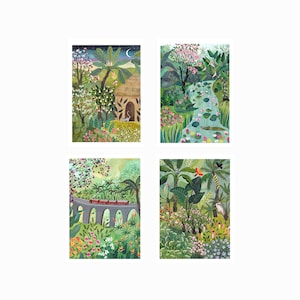 Art print, seasons drawing, fine art, artwork, home decoration, print, art print, Illustration,watercolor, painting, drawing