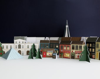 Parisian Christmas Advent Calendar, 2022 Version: PRICE REDUCED - No trees included