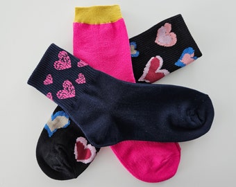 Colorful Fashion Socks - 3 Pairs - Novelty