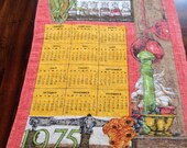 1975 Calendar Towel