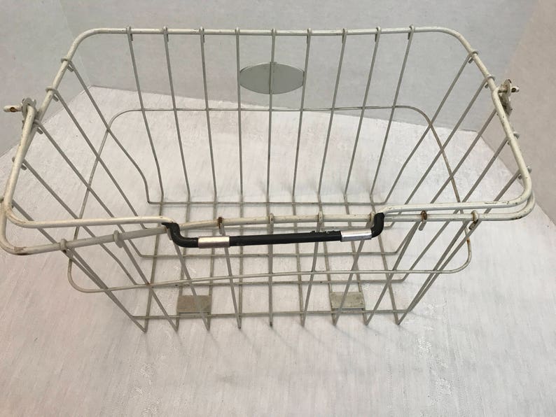 Vintage Bell Bicycle Wire Basket with Handle Etsy