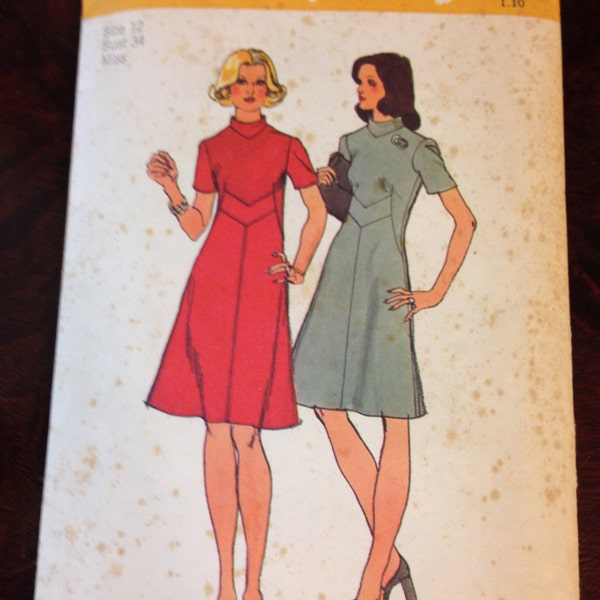 Simplicity Dress Pattern 5732 Size 12 Bust 34