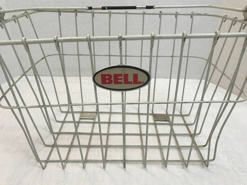 Vintage Bell Bicycle Wire Basket with Handle Etsy