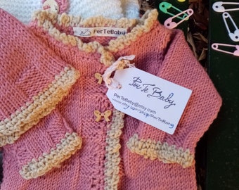 PerTeBaby rosa antico my first sweater