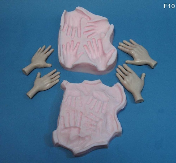Moldf10 Hand Mold size 2inch to 1.75 inches long. Designed Etsy