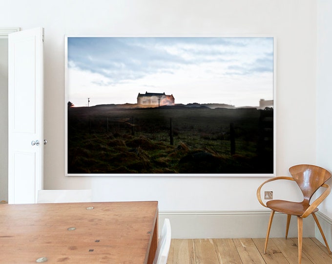 Photograph, Scotland, Isle of Lewis, Handheld Glass Reflection