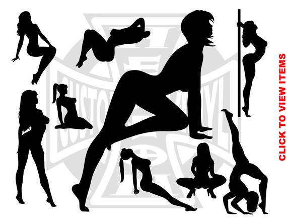 sexy silhouette decals Sexy silhouette decals