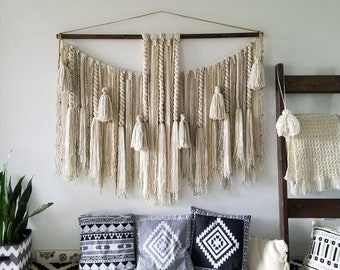 Textile wall art | Etsy