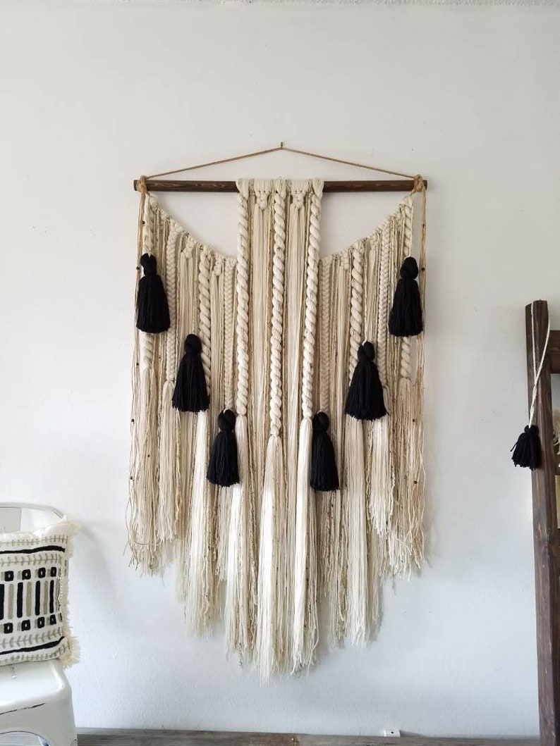 36x60 Large macramé wall hanging/ large woven wall Etsy