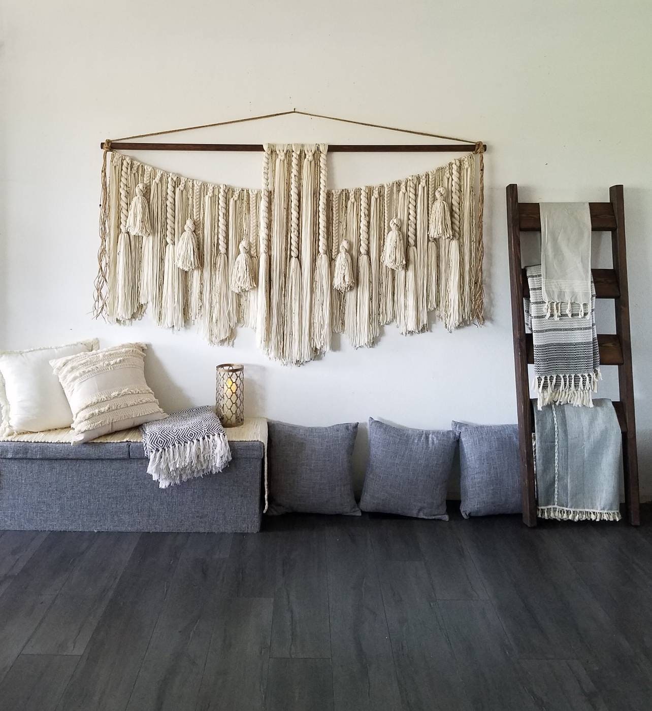 72x42Extra large macramé wall hanging/macramé wall Etsy