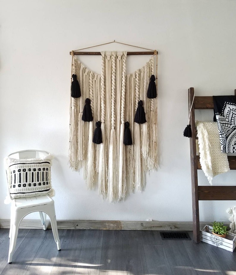 36x60 Large macramé wall hanging/ large woven wall Etsy