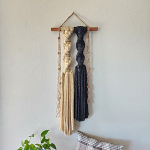 Macrame wall hanging/ rope art/textured wall art/woven wall hanging/fiber art wall hanging/neutral wall decor