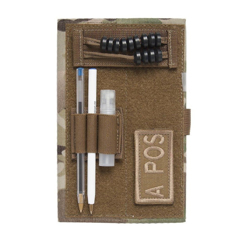Detachable Elastic Pen-Marker Loops (small) | Hook Fastener Backing | Compatible with our Tactical Notebook Covers image 4
