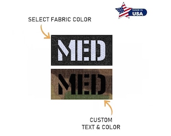 Custom Laser Cut Name Patch | 1x2" Hook Fastener Tag
