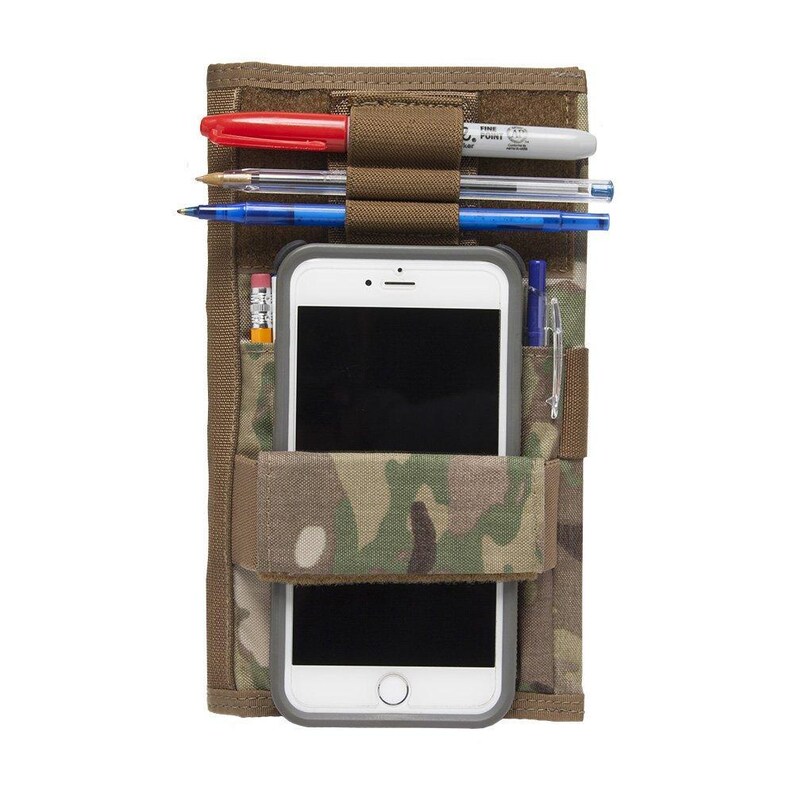 Detachable Elastic Pen-Marker Loops (small) | Hook Fastener Backing | Compatible with our Tactical Notebook Covers image 5
