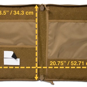Tactical Admin Notebook Cover System WITH Map Case/customize With Add ...