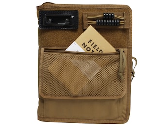Tactical 3-Ring Cover System/For 5.5x8.5" Paper/Customize with Add-ons!