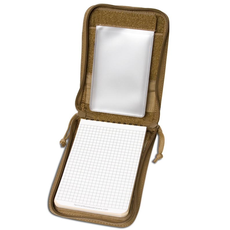 Tactical 4x6 Notepad Cover System/Fits 4x6 Notepad/Customize Etsy