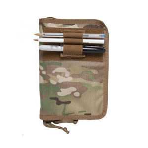 Tactical Wallet/Military Notebook Cover/Fits 4x6&quot; Notepad/Customize with Add-ons!