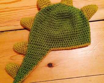 Dinosaur Crochet Hat / Dinosaur Hat / Crochet Hat / Handmade / Dinosaur Crochet / Baby Hat / Kid’s Crochet Hat / Adult Crochet Hat