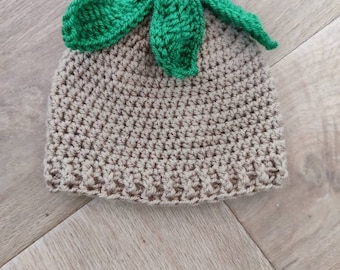 Roots Crochet Hat / Leaves Crochet Hat / Crochet Hat / Handmade /  Baby Hat / Kid’s Crochet Hat / Adult Crochet Hat
